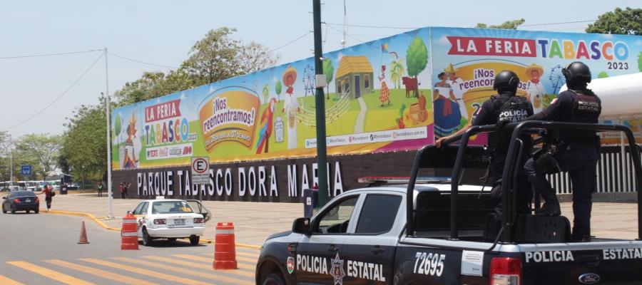 Se mantiene saldo blanco en la Feria Tabasco: SSPC