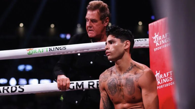 Ryan García despidió a su entrenador Joe Goossen luego de la derrota ante Gervonta Davis