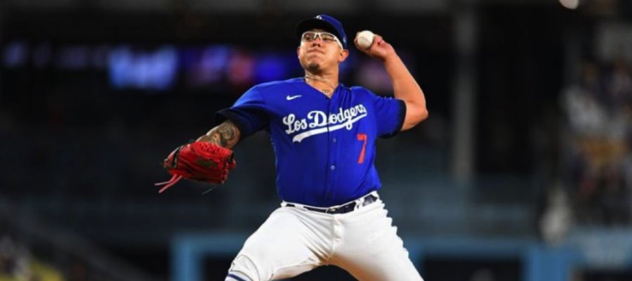 Julio Urías regresa a la victoria con labor de 7 entradas y 10 ponches: Dodgers apalearon 13-1 a Filis