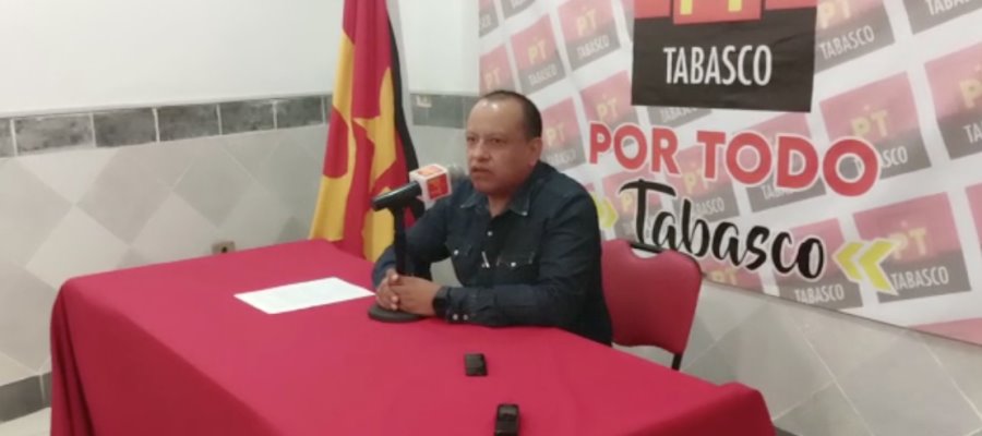 No descarta PT que en Tabasco se vea el mismo escenario de Coahuila y arropen a aspirante inconforme de Morena