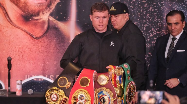 Canelo y John Ryder ya se vieron las caras previo al combate del 6 de mayo