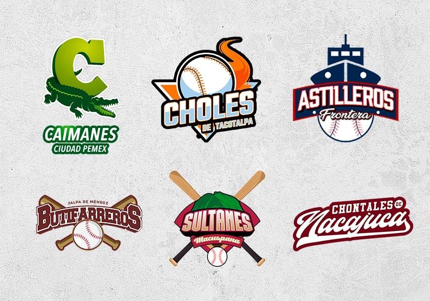 Revelan logos de equipos participantes en Liga Tabasqueña de Beisbol