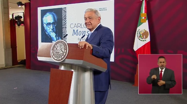 Discurso de AMLO en éxodo de Tabasco a CDMX lo escribió Carlos Monsiváis; recuerda natalicio del cronista 