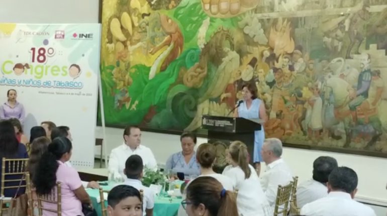 Realiza Poder Legislativo el 18° Congreso Infantil de Tabasco