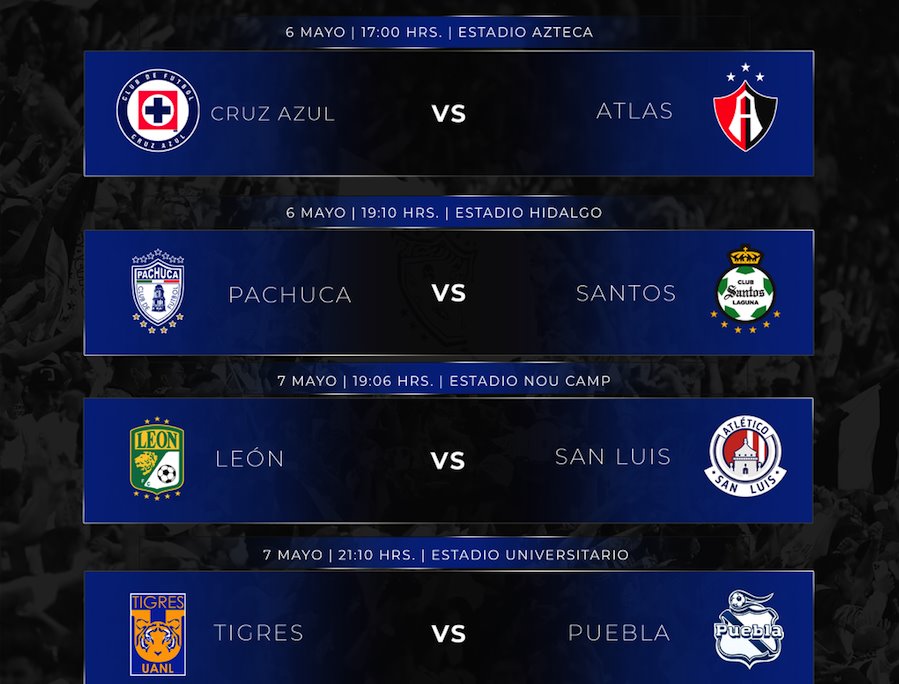 Cruz Azul vs Atlas inician los partidos de reclasificación del futbol mexicano