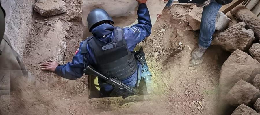 Descubren túnel huachicolero en Hidalgo; tenía hasta altar al demonio