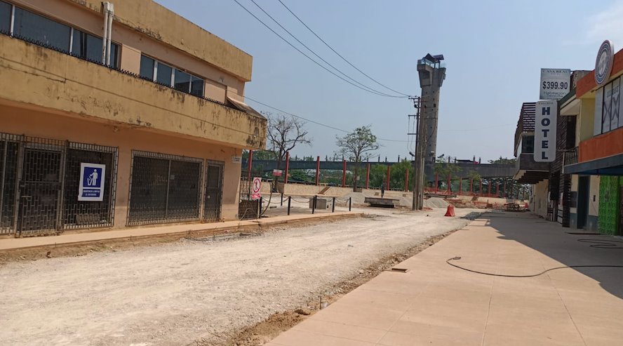 Comerciantes afectados por obra del malecón de Villahermosa no han recibido apoyo económico