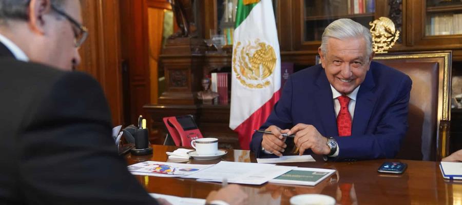 Somos buenos vecinos y amigos: AMLO tras diálogo telefónico con Biden