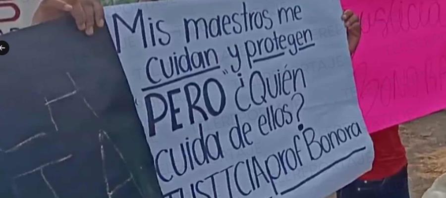 Ya está en el Tutelar agresor de maestro en Cobatab