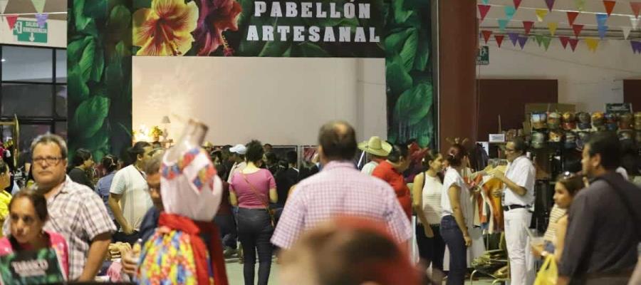 Pabellón Artesanal de la Feria Tabasco dejó más de 8 mdp en ventas; cifra es preliminar: IFAT    