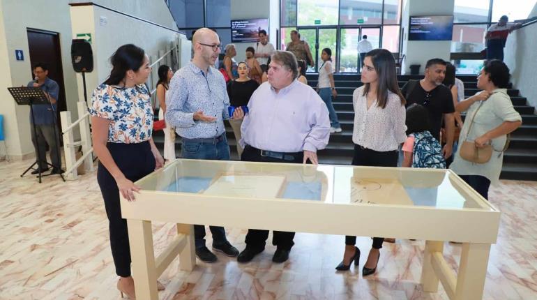 Inauguran exposición gráfica Pinocho, de Mimmo Paladino, en el Planetario Tabasco 2000