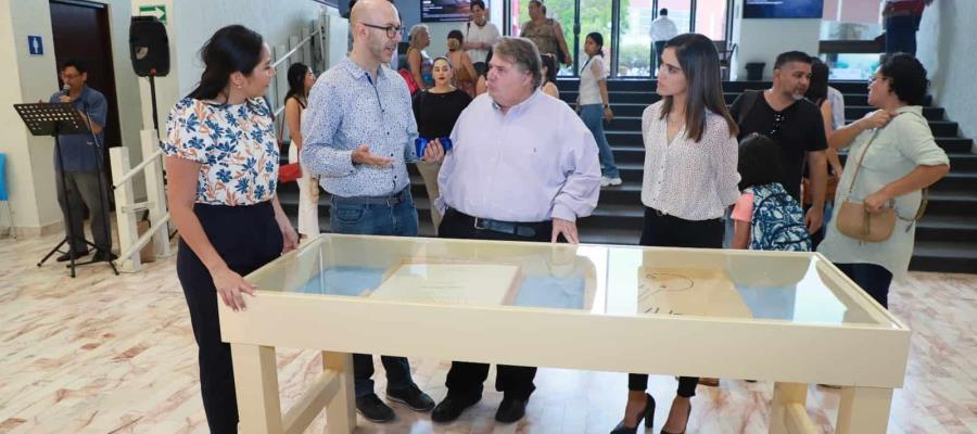 Inauguran exposición gráfica Pinocho, de Mimmo Paladino, en el Planetario Tabasco 2000