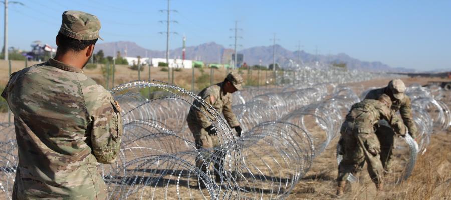 Blindan frontera de EE. UU. con 4 mil agentes a horas de concluir Título 42