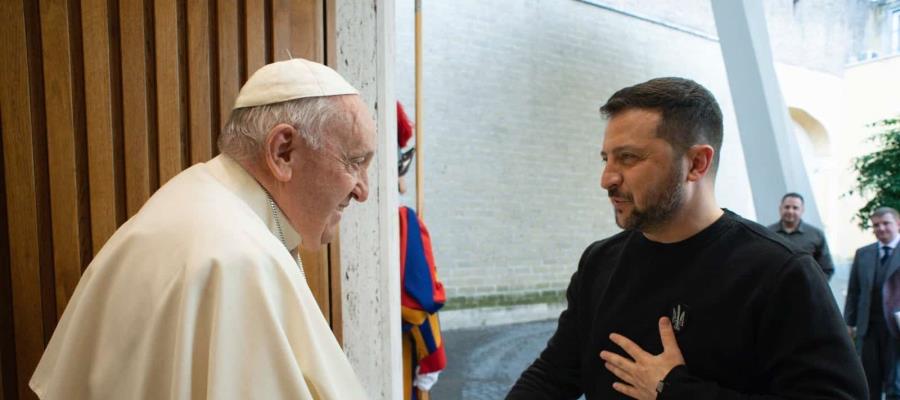 Papa Francisco y Zelenski se reúnen por primera vez desde el inicio de la guerra entre Rusia y Ucrania