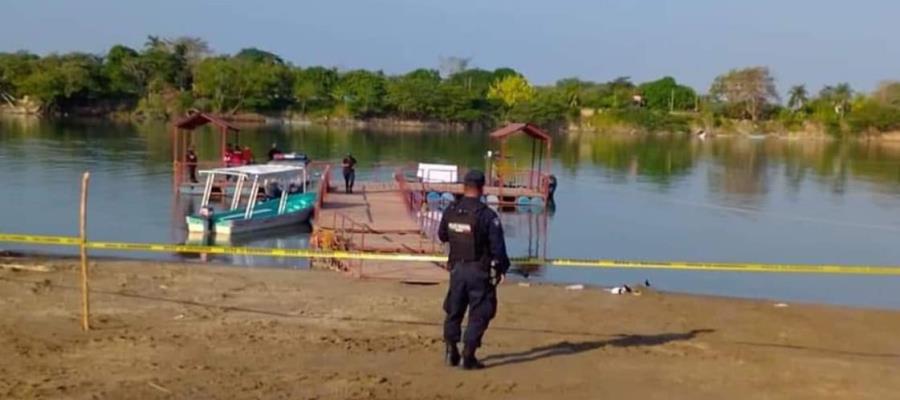 Localizan a lanchero que cayó al Usumacinta en competencia de pesca en Jonuta; suman 2 fallecidos