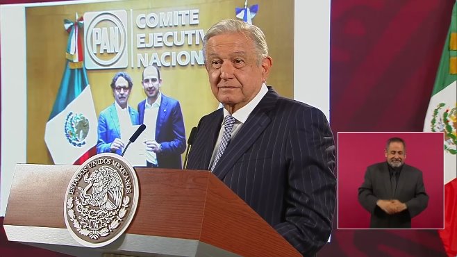 ¿Quién va a votar por el PAN teniendo a Quadri como militante?, cuestiona AMLO