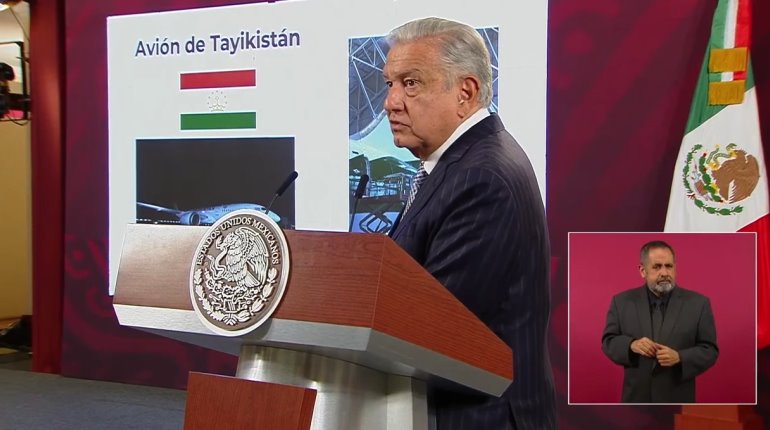 "Soy de Tepetitán y no me considero pequeño faraón": AMLO al destacar llegada de avión presidencial a Tayikistán