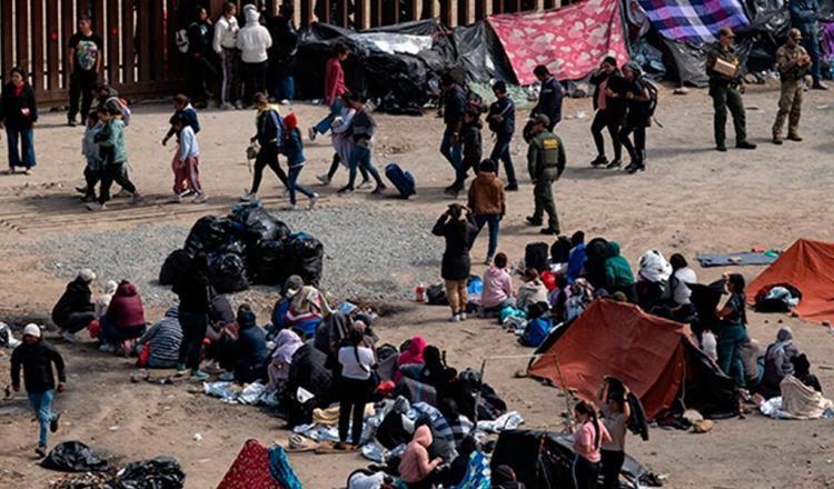 Flujo de migrantes está bajando en norte de México: AMLO