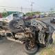 ¡Se salva de milagro! Sujeto choca contra tráiler en la Villahermosa-Frontera