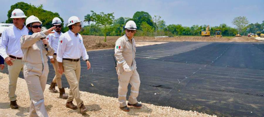 Realiza Octavio Romero gira de trabajo por instalaciones petroleras de Jalpa y Cunduacán