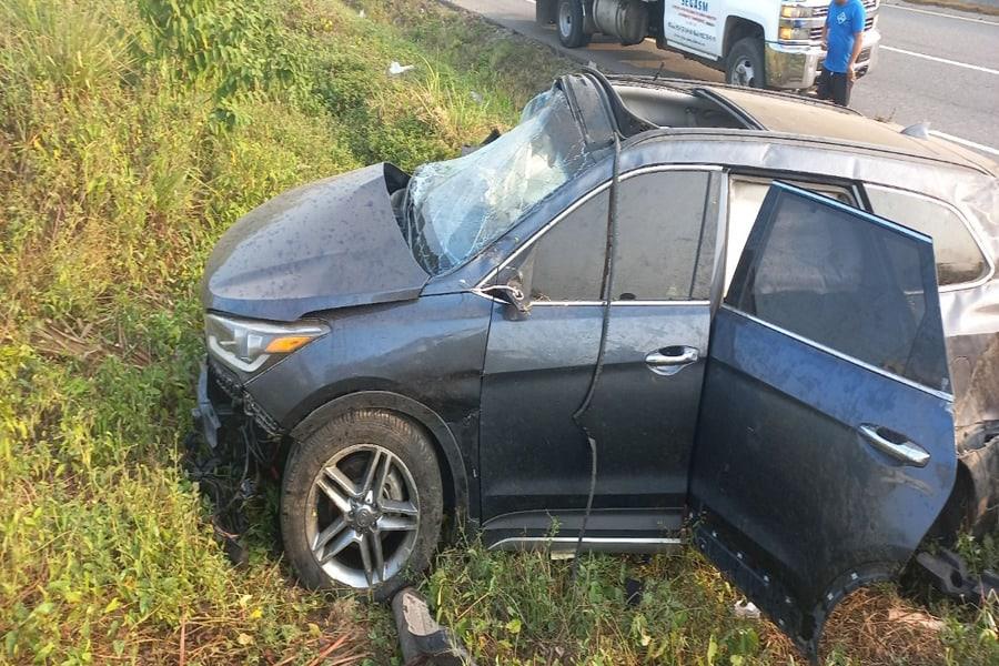 Accidente en la Villahermosa-Macuspana deja 2 personas heridas