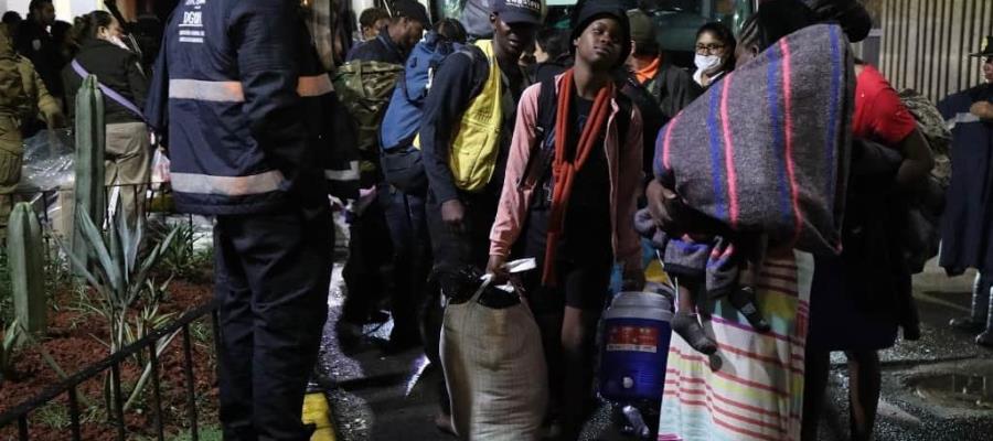 Migrantes que acampaban en la CDMX serán trasladados a Chiapas y Puebla