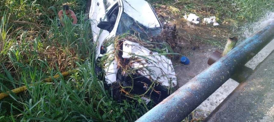 8 lesionados, saldo de aparatoso accidente en Jalpa