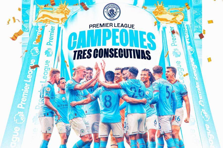 Manchester City se corona campeón de la Premier League