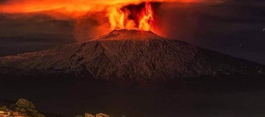 Monte Etna, el volcán más activo de Europa entra en erupción; suspenden vuelos