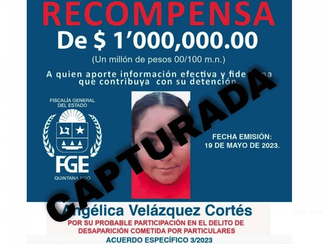 Ofrecían recompensa de 1 mdp por mujer y se entrega voluntariamente