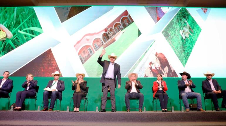 Ganadería de México, de las mejores del mundo: Adán Augusto en Convención Nacional