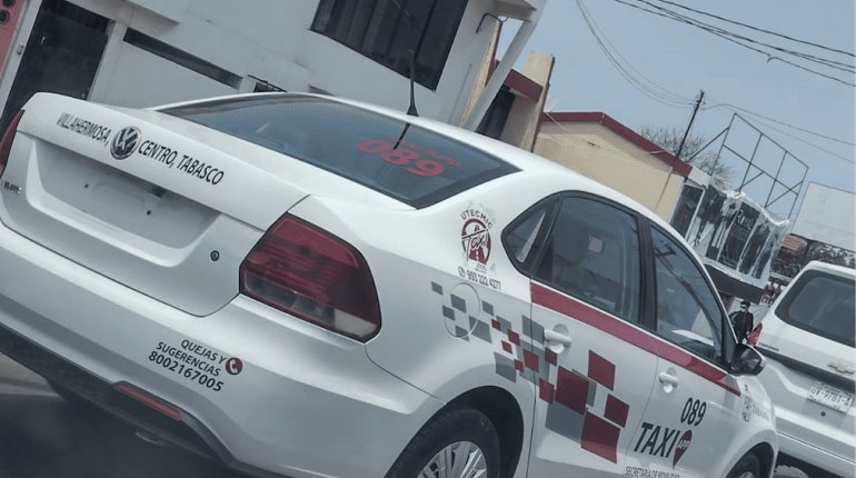 Circulan en Villahermosa taxis con nueva cromática, pero sin placas