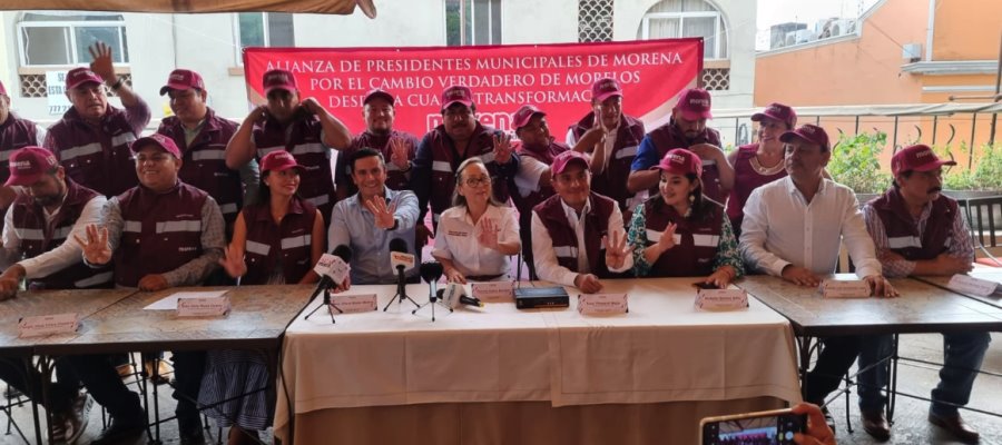 Renuncian 19 alcaldes de Morelos a sus partidos y se suman a Morena