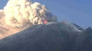 Dron de la Marina capta impresionantes imágenes del cráter del Popocatépetl