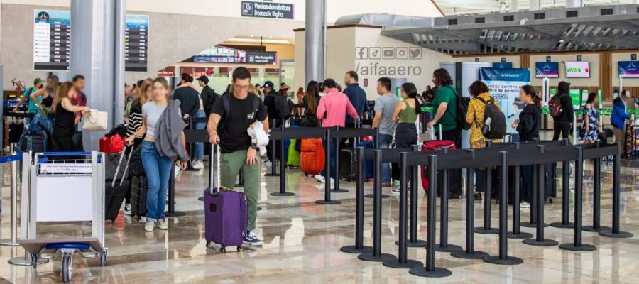 AIFA se mantiene en el TopTen de aeropuertos con más pasajeros nacionales