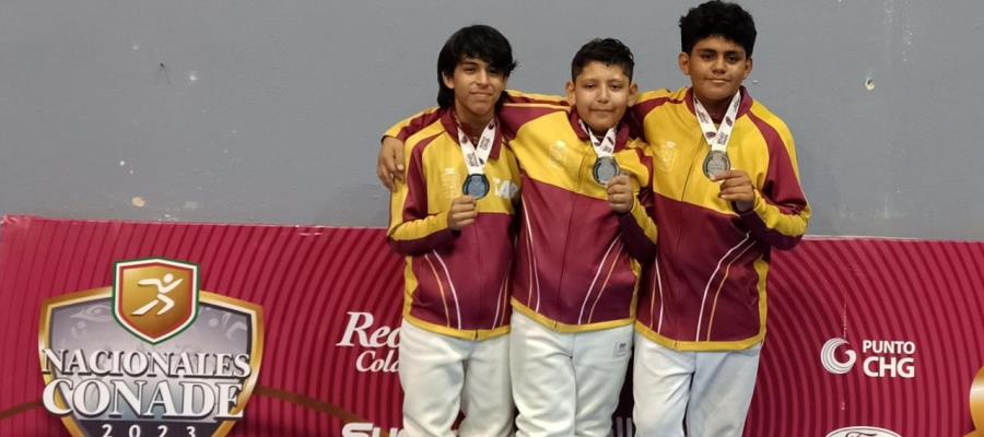 Esgrima da a Tabasco sus primeras medallas en los Nacionales Conade