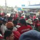 Por detenciones de Semovi, ´pochis´ de Ocuiltzapotlán marchan en la Villahermosa-Frontera