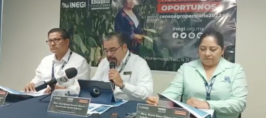 Cuenta Tabasco con 2 millones de hectáreas de uso o vocación agropecuaria: Inegi