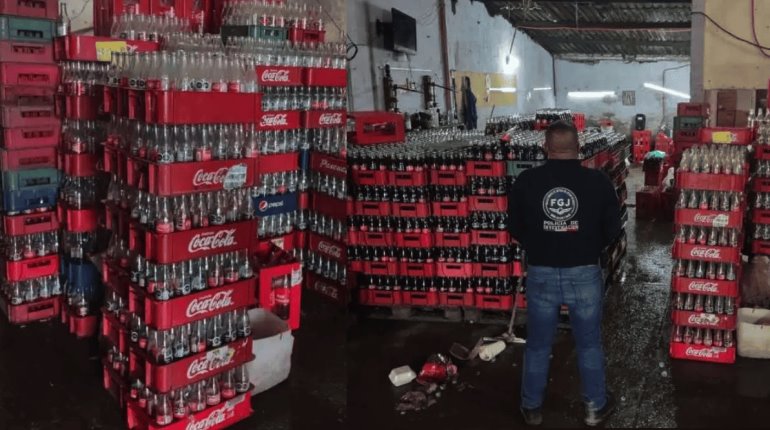 Encuentra otra fábrica de Coca-Cola pirata; ahora en Edomex