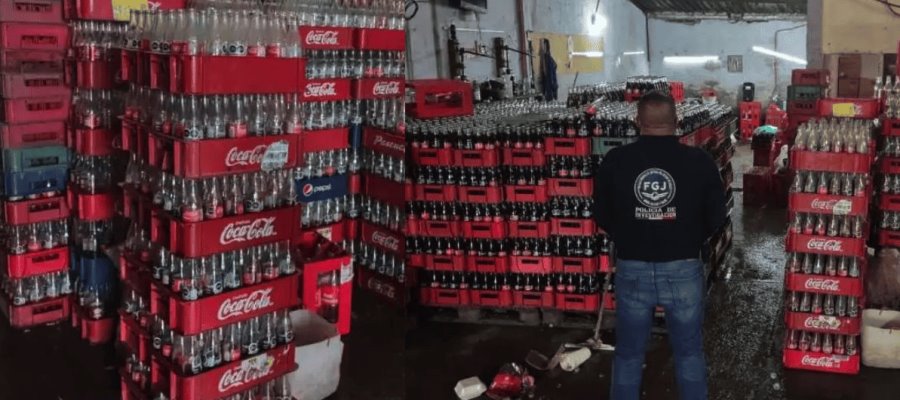 Encuentra otra fábrica de Coca-Cola pirata; ahora en Edomex