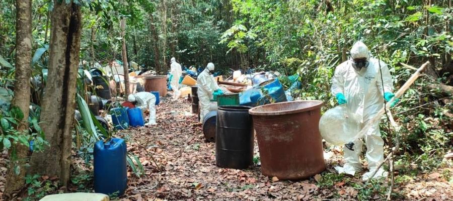 Desmantelan laboratorio clandestino de drogas sintéticas en Quintana Roo