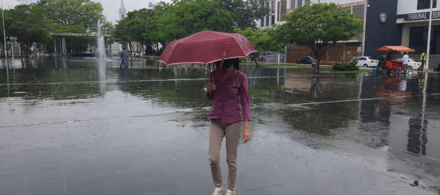 Lluvias moderadas de 5.1 a 25 milímetros se esperan para este domingo en Tabasco