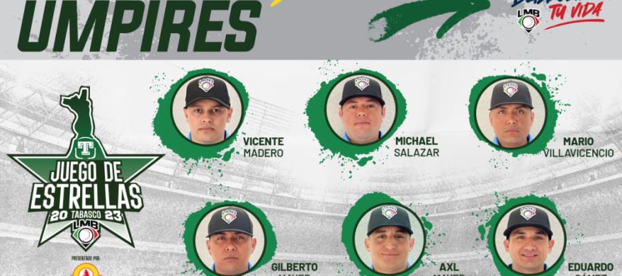 LMB da a conocer sexteta de umpires para Juegos de Estrellas en el Centenario