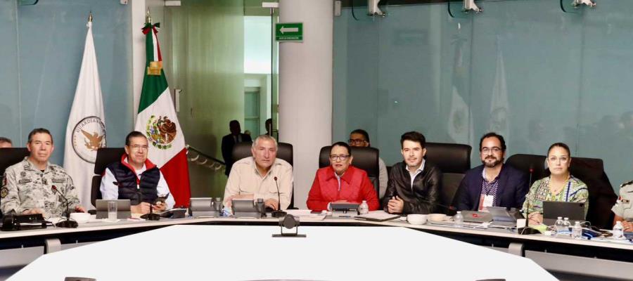 Adán Augusto y gabinete de seguridad vigilan elecciones en Coahuila y Edomex