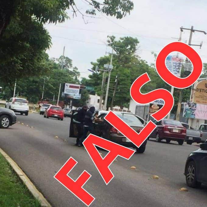 Aclara SSPC que foto de presunto "asalto" en Villahermosa corresponde al 2017