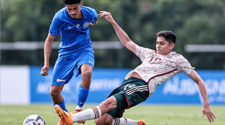 México inicia con victoria el torneo Maurice Revello, le gana a Selección Mediterránea