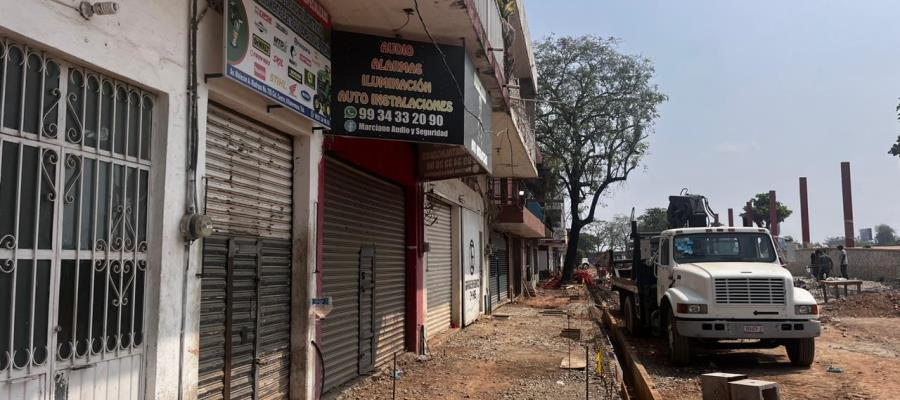 Otorgar créditos a comerciantes afectados con obras del malecón, propone PRI