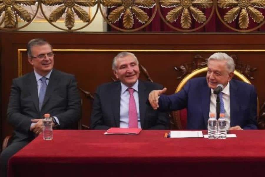 Quiere AMLO que reemplazos de Ebrard y Adán Augusto concluyan el resto de su administración