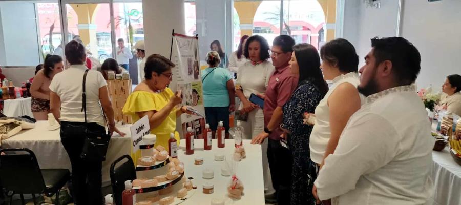 Promueve Canacintra productos de mujeres emprendedoras en el MIC Market