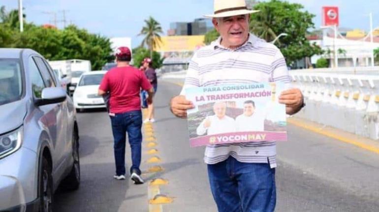 Se deslinda Javier May de panfletos y promocionales que se reparten con su nombre en Tabasco